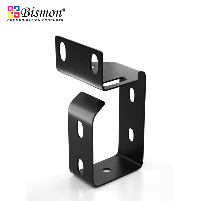 Ring Cable Management on Pole Rack Black color
